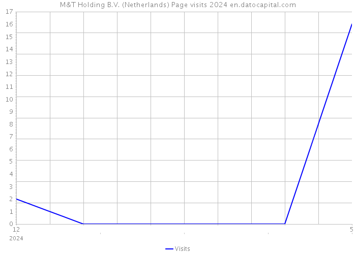 M&T Holding B.V. (Netherlands) Page visits 2024 