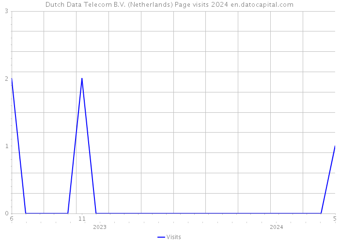 Dutch Data Telecom B.V. (Netherlands) Page visits 2024 