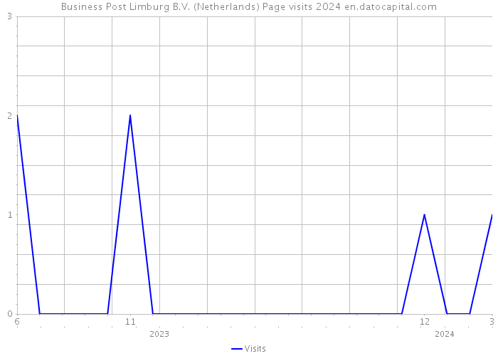 Business Post Limburg B.V. (Netherlands) Page visits 2024 