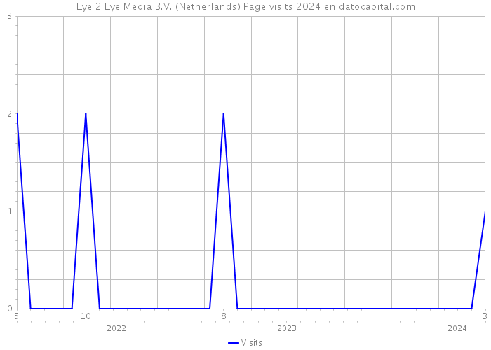 Eye 2 Eye Media B.V. (Netherlands) Page visits 2024 