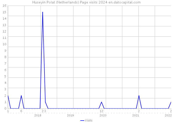 Huseyin Polat (Netherlands) Page visits 2024 