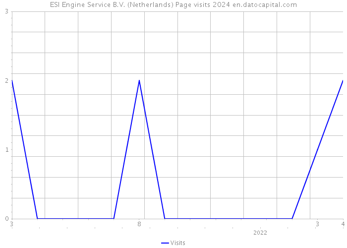 ESI Engine Service B.V. (Netherlands) Page visits 2024 