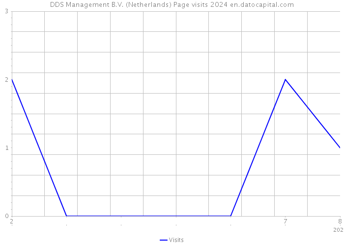 DDS Management B.V. (Netherlands) Page visits 2024 