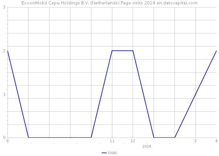 ExxonMobil Cepu Holdings B.V. (Netherlands) Page visits 2024 