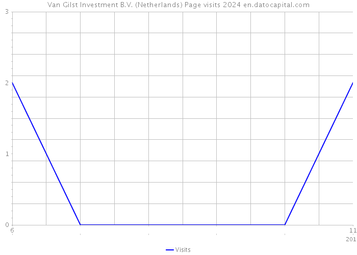 Van Gilst Investment B.V. (Netherlands) Page visits 2024 