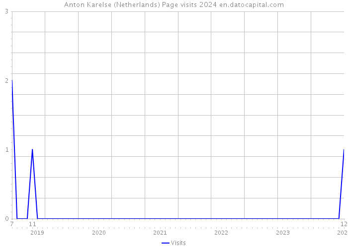 Anton Karelse (Netherlands) Page visits 2024 