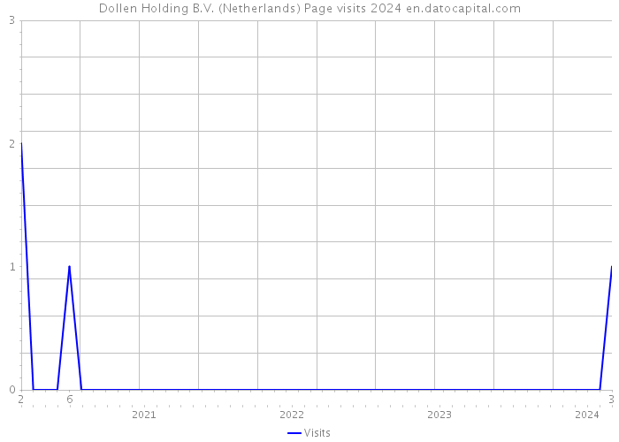 Dollen Holding B.V. (Netherlands) Page visits 2024 