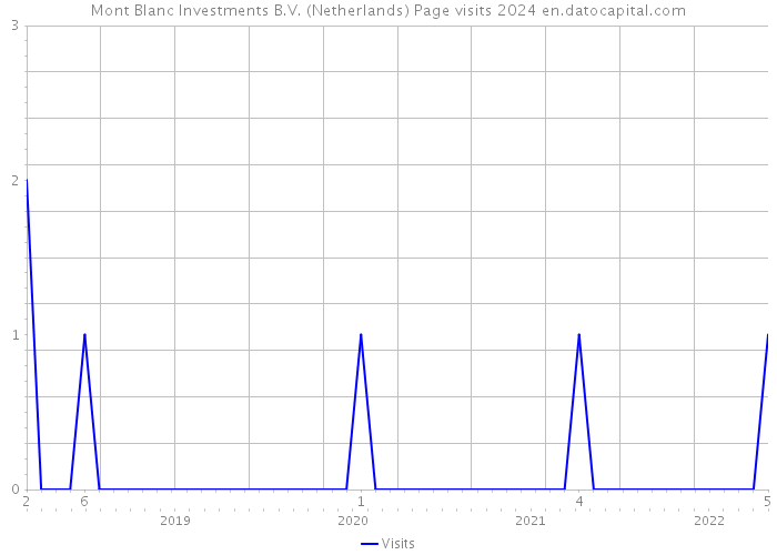Mont Blanc Investments B.V. (Netherlands) Page visits 2024 