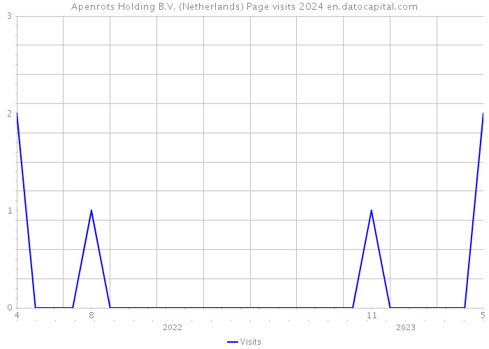 Apenrots Holding B.V. (Netherlands) Page visits 2024 