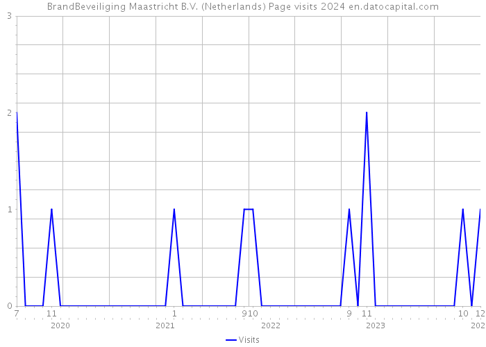 BrandBeveiliging Maastricht B.V. (Netherlands) Page visits 2024 
