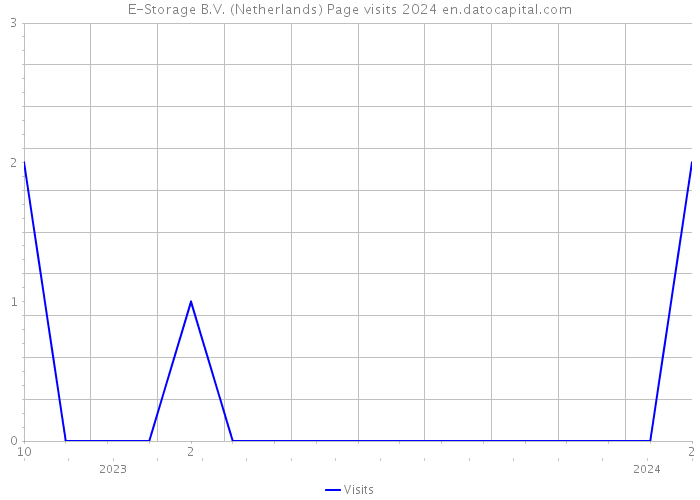 E-Storage B.V. (Netherlands) Page visits 2024 