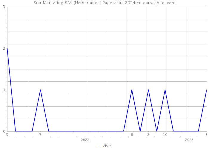 Star Marketing B.V. (Netherlands) Page visits 2024 