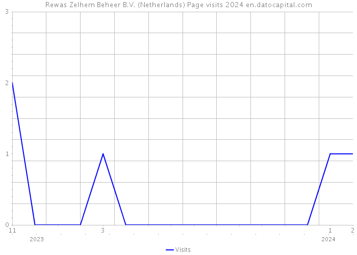 Rewas Zelhem Beheer B.V. (Netherlands) Page visits 2024 