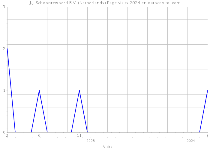J.J. Schoonrewoerd B.V. (Netherlands) Page visits 2024 