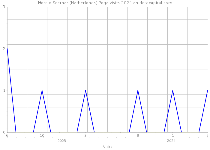 Harald Saether (Netherlands) Page visits 2024 