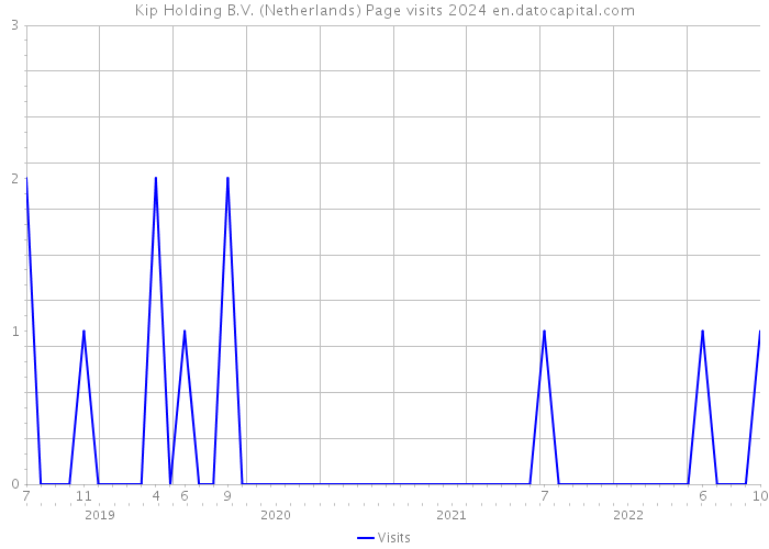 Kip Holding B.V. (Netherlands) Page visits 2024 