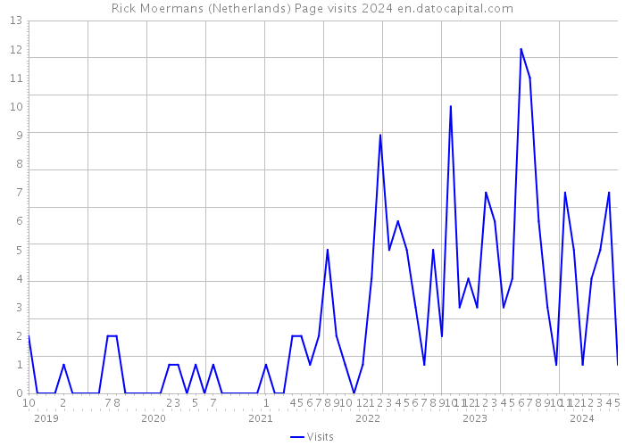 Rick Moermans (Netherlands) Page visits 2024 