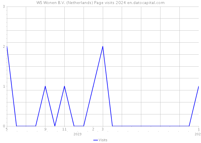 WS Wonen B.V. (Netherlands) Page visits 2024 
