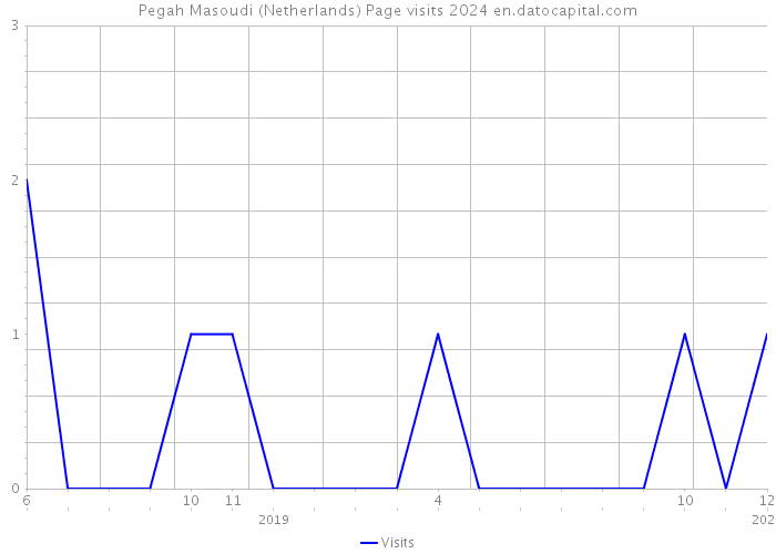 Pegah Masoudi (Netherlands) Page visits 2024 