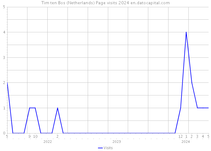 Tim ten Bos (Netherlands) Page visits 2024 