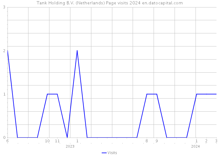 Tank Holding B.V. (Netherlands) Page visits 2024 