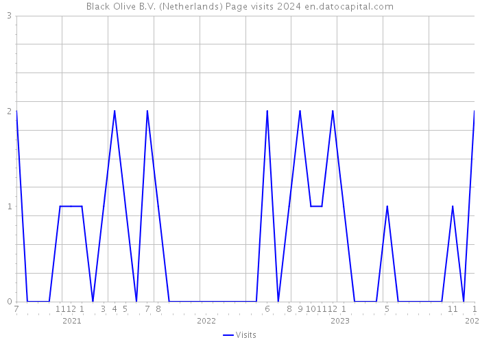 Black Olive B.V. (Netherlands) Page visits 2024 