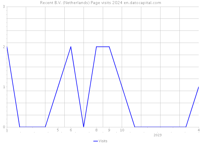 Recent B.V. (Netherlands) Page visits 2024 
