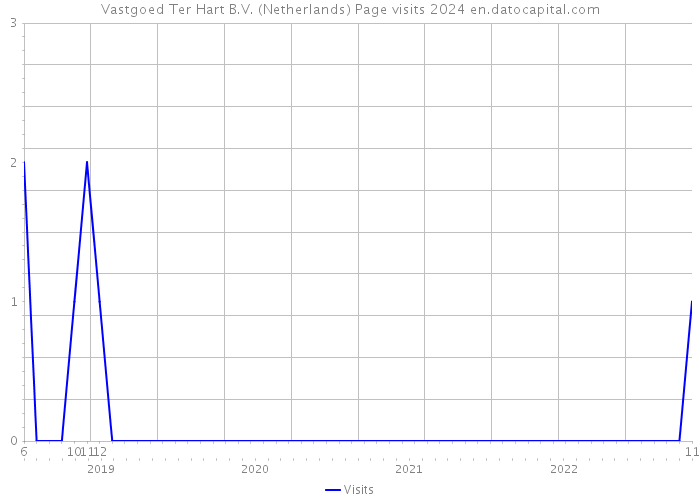 Vastgoed Ter Hart B.V. (Netherlands) Page visits 2024 