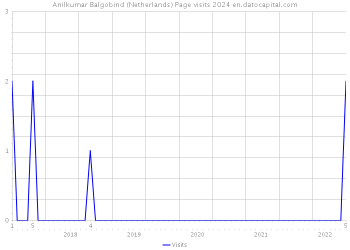 Anilkumar Balgobind (Netherlands) Page visits 2024 