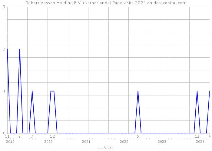 Robert Vossen Holding B.V. (Netherlands) Page visits 2024 