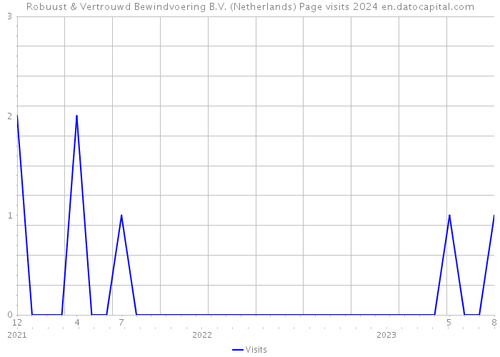Robuust & Vertrouwd Bewindvoering B.V. (Netherlands) Page visits 2024 