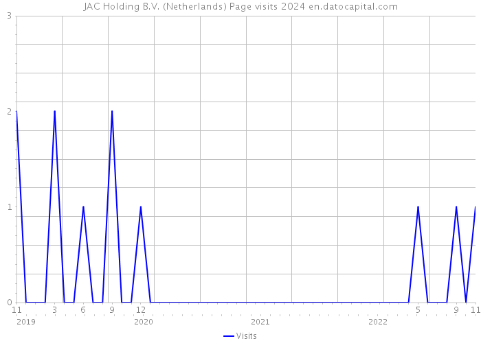 JAC Holding B.V. (Netherlands) Page visits 2024 
