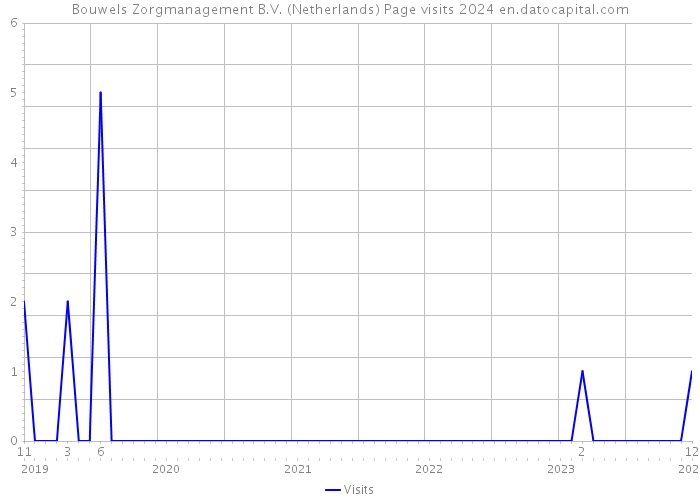 Bouwels Zorgmanagement B.V. (Netherlands) Page visits 2024 