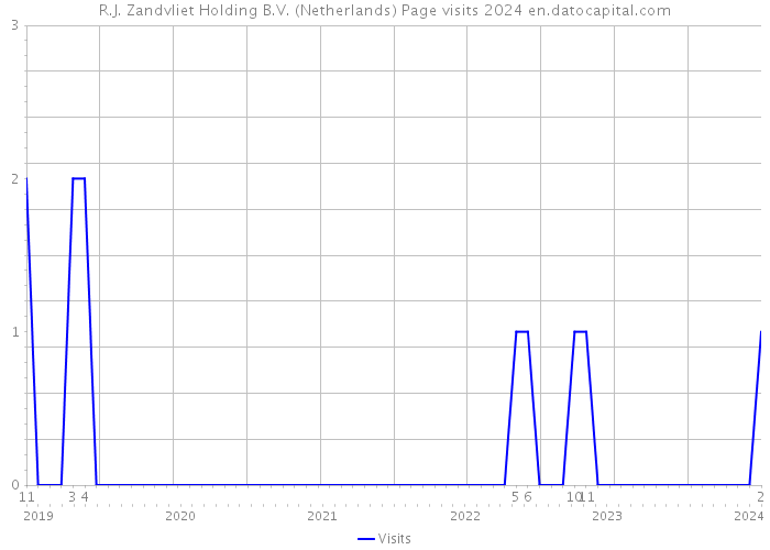R.J. Zandvliet Holding B.V. (Netherlands) Page visits 2024 