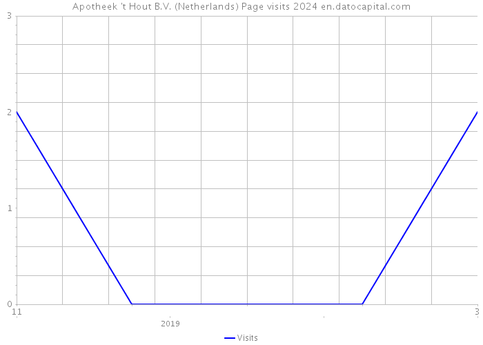 Apotheek 't Hout B.V. (Netherlands) Page visits 2024 