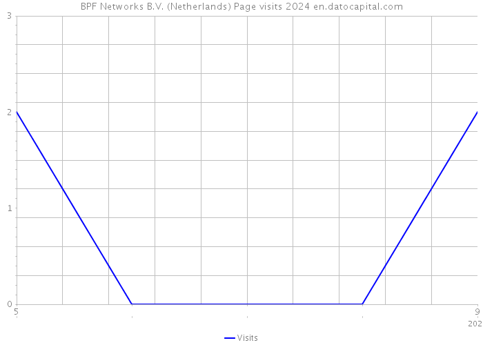 BPF Networks B.V. (Netherlands) Page visits 2024 