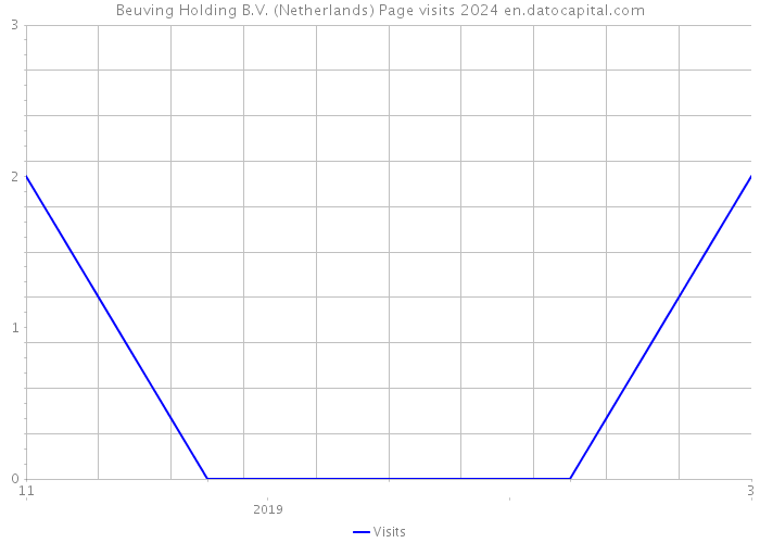 Beuving Holding B.V. (Netherlands) Page visits 2024 