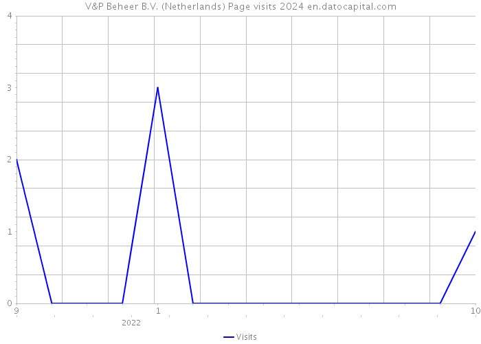 V&P Beheer B.V. (Netherlands) Page visits 2024 