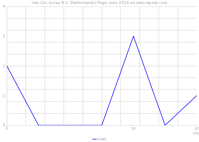 Van Gils Groep B.V. (Netherlands) Page visits 2024 
