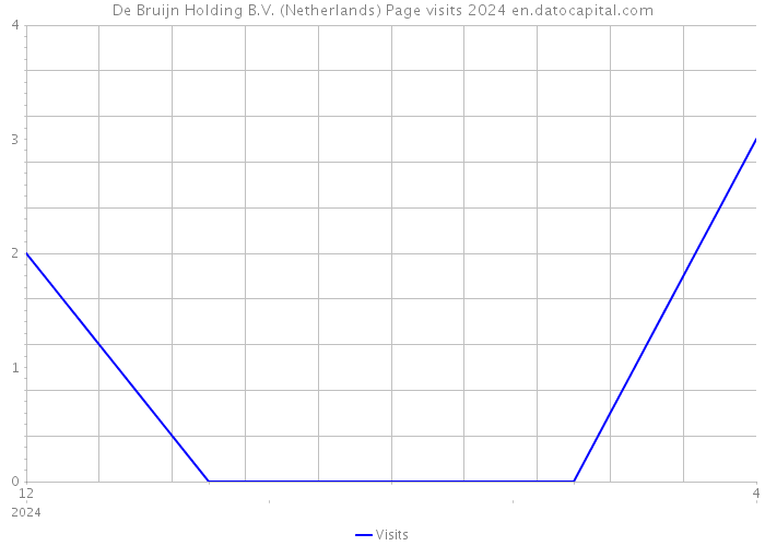 De Bruijn Holding B.V. (Netherlands) Page visits 2024 