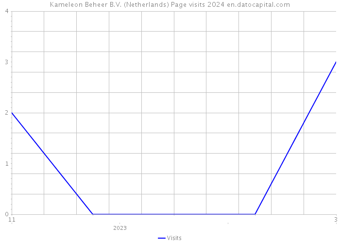 Kameleon Beheer B.V. (Netherlands) Page visits 2024 