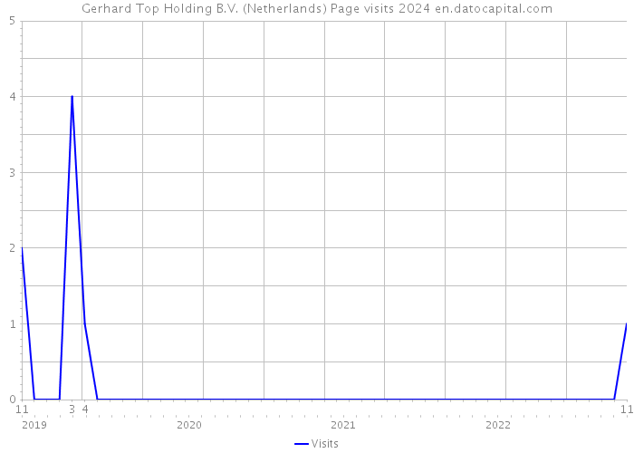 Gerhard Top Holding B.V. (Netherlands) Page visits 2024 