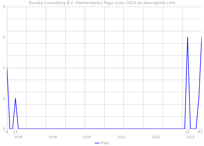 Eureka Consulting B.V. (Netherlands) Page visits 2024 