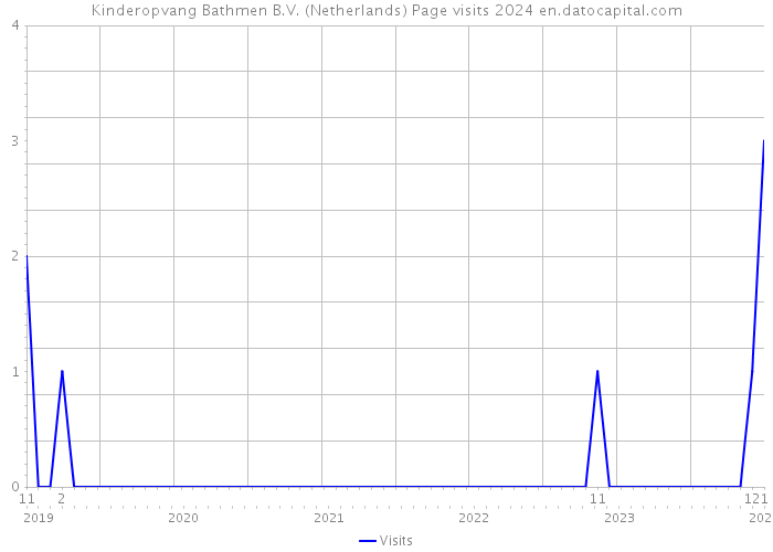 Kinderopvang Bathmen B.V. (Netherlands) Page visits 2024 