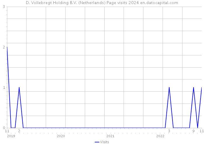 D. Vollebregt Holding B.V. (Netherlands) Page visits 2024 