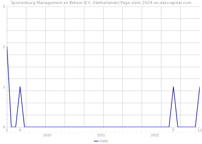 Spierenburg Management en Beheer B.V. (Netherlands) Page visits 2024 