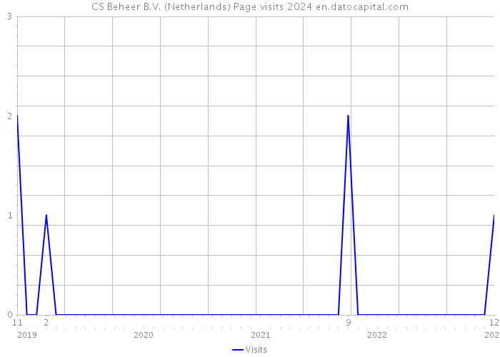 CS Beheer B.V. (Netherlands) Page visits 2024 