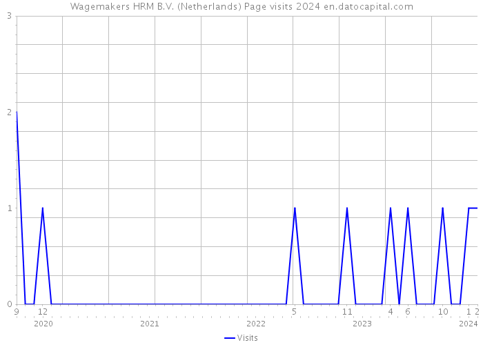Wagemakers HRM B.V. (Netherlands) Page visits 2024 