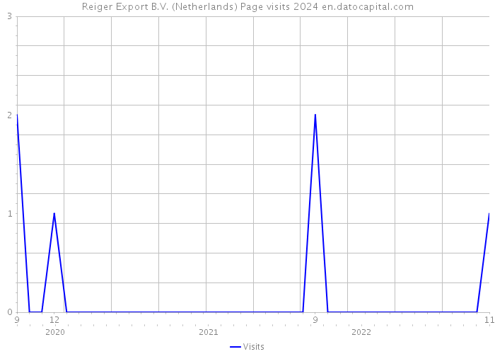 Reiger Export B.V. (Netherlands) Page visits 2024 