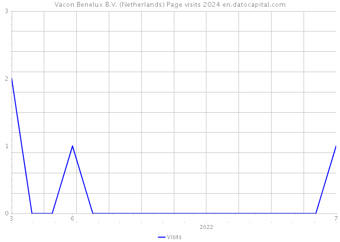 Vacon Benelux B.V. (Netherlands) Page visits 2024 